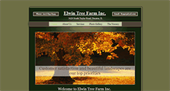 Desktop Screenshot of elwintreefarm.com