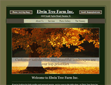 Tablet Screenshot of elwintreefarm.com